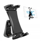 Tablet Stand Portable 360-degree Rotation Holder Clip Adjustable Mount Clamp For Ipad Pro 12.9 black