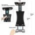Tablet Stand Portable 360 degree Rotation Holder Clip Adjustable Mount Clamp  For Ipad Pro 12 9 black