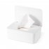 Tabletop Sealed Wipes Box Household Dustproof Storage Box with Cover white