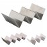Taco Holder Stand Stainless Steel Taco Holders Wavy Tortilla Serving Tray Plates Stand Home Kitchen Tools hold 3 4