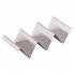 Taco Holder Stand Stainless Steel Taco Holders Wavy Tortilla Serving Tray Plates Stand Home Kitchen Tools hold 3 4