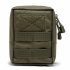 Tactical Molle System Medical Pouch Waist Pack Phone Case Airsoft Hunting Pouch Mud 16 12 6 5cm