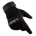 Tactical Operator Military Pro Anti-skid Gloves Outdoor Cycling Hiking Full Cover Finger Sport Glove Black _L