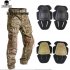 Tactical Protective Knee Pads Black for Military Army G3 Pants Trousers black