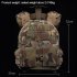 Tactical Vest Men Plate Carrier Chest Rig Wear Resistant Lightweight KZ Tactical Vest VE 98R CP