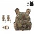 Tactical Vest Men Plate Carrier Chest Rig Wear Resistant Lightweight KZ Tactical Vest VE 98R CP