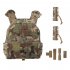 Tactical Vest Men Plate Carrier Chest Rig Wear Resistant Lightweight KZ Tactical Vest VE 98R CP