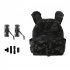 Tactical Vest Men Plate Carrier Chest Rig Wear Resistant Lightweight KZ Tactical Vest VE 98R BCP