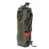 Tactical Water Bottle Holder Adjustable Outdoor Sports Kettle Carrier Pouch For Backpack For Backpack Bicycle Belt Straps green