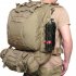 Tactical Water Bottle Holder Adjustable Outdoor Sports Kettle Carrier Pouch For Backpack For Backpack Bicycle Belt Straps green