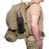 Tactical Water Bottle Holder Adjustable Outdoor Sports Kettle Carrier Pouch For Backpack For Backpack Bicycle Belt Straps green