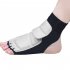 Taekwondo Foot Protector Gea Ankle Brace Support Pad Feet Guard For MMA Martial Arts Fight Training Sparring Kung Fu 1 Pair White M for height 140 160cm