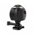 Take awesome photos and great videos with the 360 Degree Panoramic 4K Action Camera coming with a 30m waterproof case 