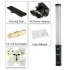 Take perfect photos with the handheld photo LED light coming with 516 LED bulbs  dual color temperature and a built in 5200mAh battery