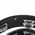 Tambourine Metal Jingles Percussion Instrument Hand Held Tambourines Bell With Clip on Holder For KTV Party black
