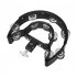 Tambourine Metal Jingles Percussion Instrument Hand Held Tambourines Bell With Clip on Holder For KTV Party black