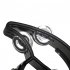 Tambourine Metal Jingles Percussion Instrument Hand Held Tambourines Bell With Clip on Holder For KTV Party black