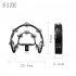 Tambourine Metal Jingles Percussion Instrument Hand Held Tambourines Bell With Clip on Holder For KTV Party black
