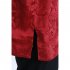Tang suit For Men Chinese Traditional Satin Hanfu Tops Long Sleeves Cardigan Single breasted Performance Jacket blue and gold XXL