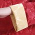 Tang suit For Men Chinese Traditional Satin Hanfu Tops Long Sleeves Cardigan Single breasted Performance Jacket red and gold XXL