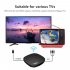 Tanix A3 Android 10 0 Hd Video Media Player 2 4g Wifi Set top Box Smart Tv Box 1 8GB Set top Box U S  Plug