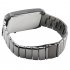 Tap the display button on the right side of the timepiece and watch the screen light up  There are four columns of lights  The first two columns represent hours