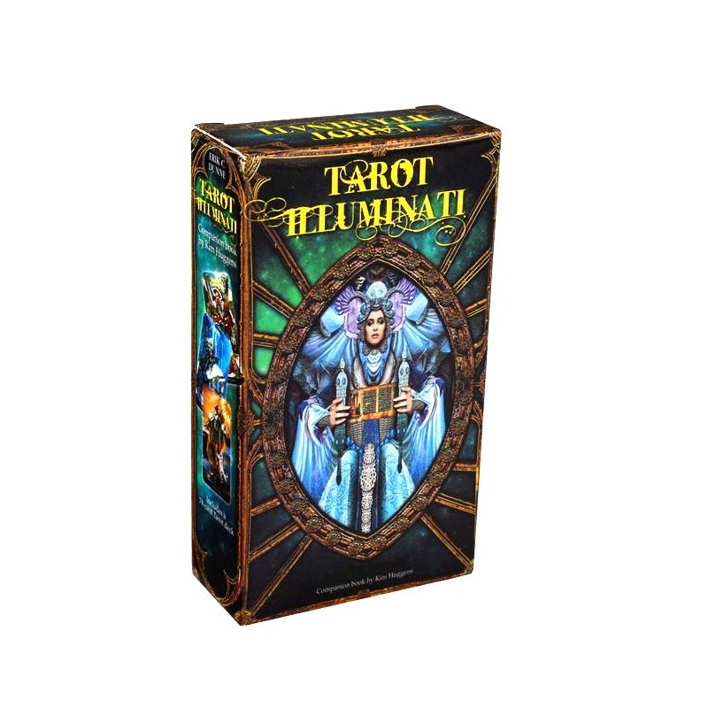 Tarot Illuminati Kit Cards Oracles Deck Card Electronic Guidebook Tarot Game Toy Tarot Divination E-Guide Book 78 sheets