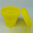 Retractable Folding Silicone Water Cup-Yellow