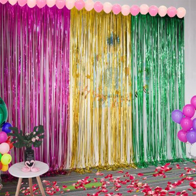 Wholesale Tassel Curtain For Photography Background Birthday Party