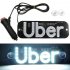 Taxi Led Light for Uber Sign Acrylic Car Rideshare Light for Inside Window Logo Windshield