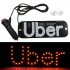 Taxi Led Light for Uber Sign Acrylic Car Rideshare Light for Inside Window Logo Windshield