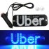 Taxi Led Light for Uber Sign Acrylic Car Rideshare Light for Inside Window Logo Windshield