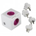 Allocacoc PowerCube Travel Adapter