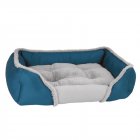 Teddy Creative Cat Litter Autumn And Winter Warm Dog Bed Pet Litter Mat Breathable Kennel Light Blue S