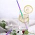 Telescopic Reusable Drinking Straws Stainless Steel Portable Straws for Liquid Diet