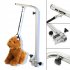 Telescopic Stainless Steel Bracket Pet Grooming Table Hanger Leash Beauty Table Accessories Silver Telescopic