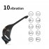 Telescopic Vibrating Butt Plug Anal Vibrator Wireless Cock Penis Ring Green Remote Control Model