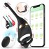 Telescopic Vibrating Butt Plug Anal Vibrator Wireless Cock Penis Ring Green Remote Control Model
