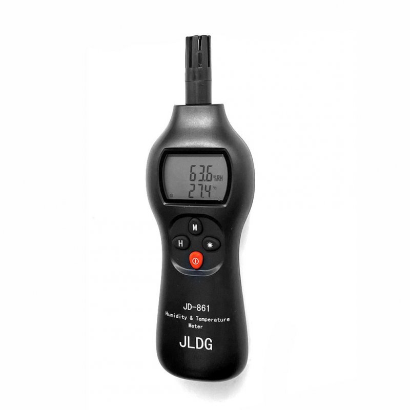 Temperature Humidity Meter JD-861 Air Ambient Indoor Industrial Thermohygrometer LCD Backlight Meter as picture show