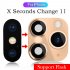 Tempered Glass Protective Lens Film For Iphonex xs xs Max Lens Film White