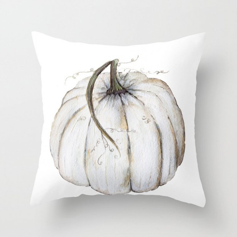 Thanksgiving Day Pumpkin Printed Throw Pillow Cover Pillowcases Decorative Sofa Cushion Cover DRD85-13_45*45cm