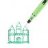 The 3D extrusion pen is a great tool for arts and crafts  design  decorations and more and comes with three free plastic filaments