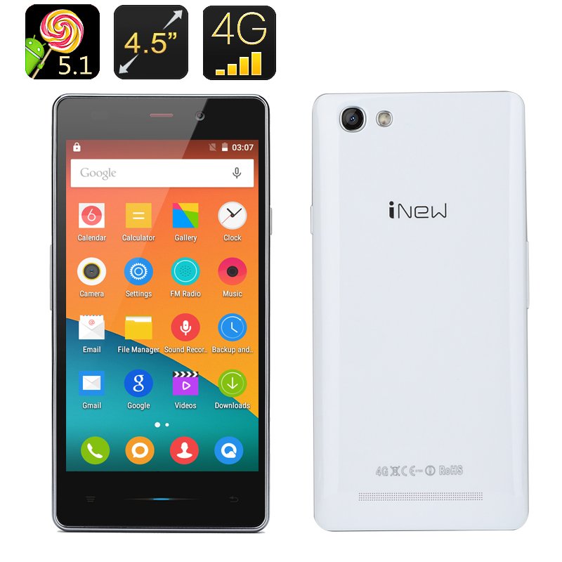 iNew U3 4.5 Inch Smartphone (White)
