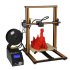 The Creality 3D CR 10 DIY 3D Printer lets you print large objects in different filaments with its 300x300x400mm building volume 