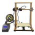 The Creality 3D CR 10 DIY 3D Printer lets you print large objects in different filaments with its 300x300x400mm building volume 