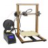 The Creality 3D CR 10 DIY 3D Printer lets you print large objects in different filaments with its 300x300x400mm building volume 