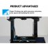 The Creality 3D CR Ender3  3D Printer supports a large printing volume of 300x220x300mm and different filaments which makes it perfect for big printing projects