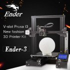 The Creality 3D CR Ender3  3D Printer supports a large printing volume of 300x220x300mm and different filaments which makes it perfect for big printing projects