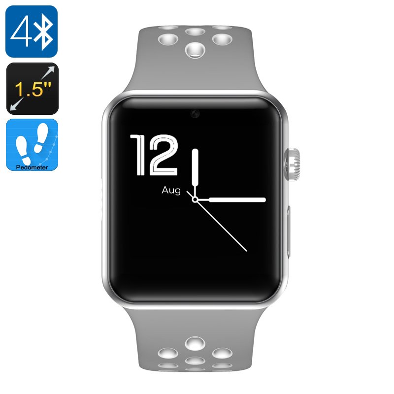 DM09 Plus Smart Watch Phone (Gray + White)