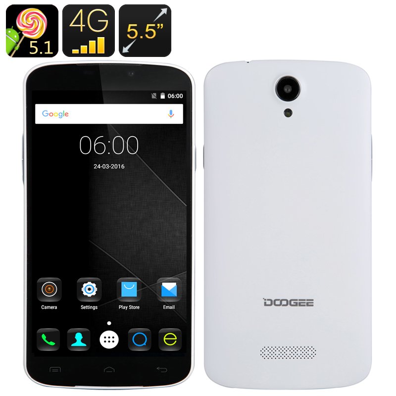 DOOGEE X6 Pro Smartphonee (White)